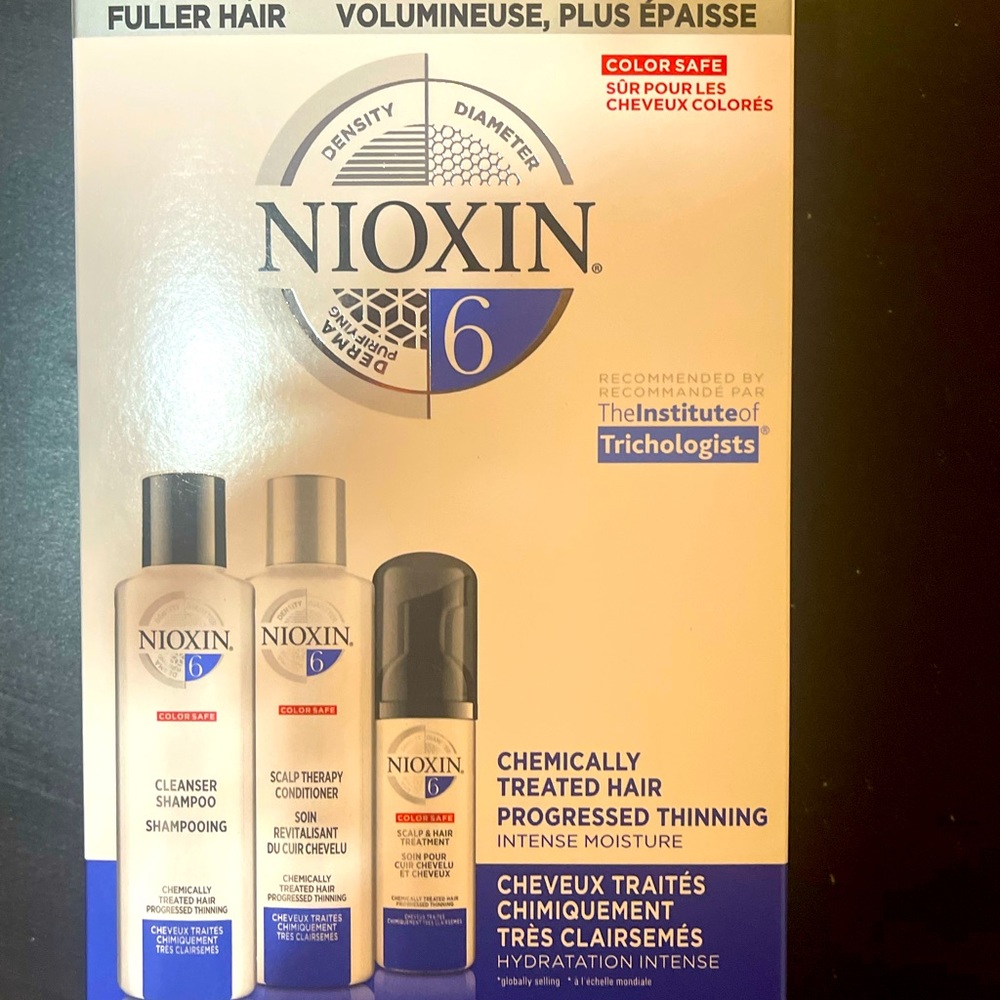 NEW in box Nioxin hair kit system 6